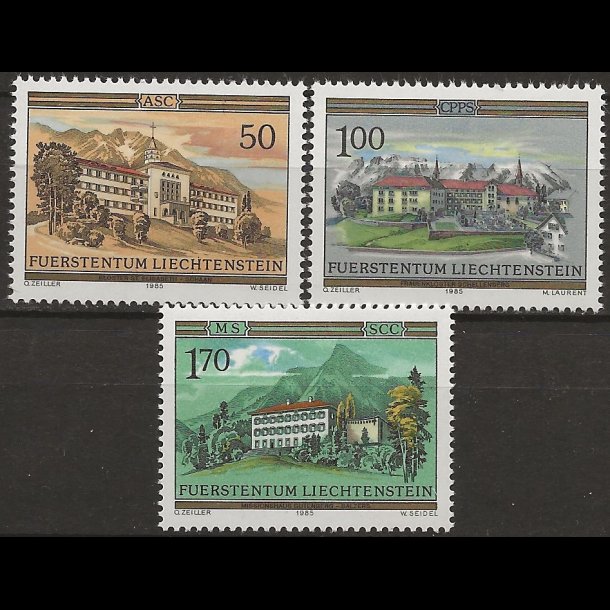 Liechtenstein postfrisk AFA nr. 862-864