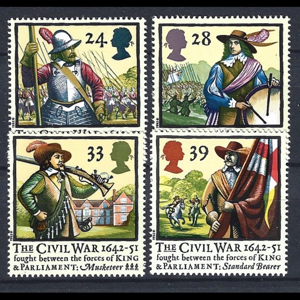 England postfrisk AFA 1554-1557