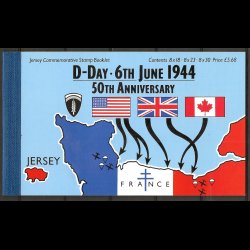 Jersey AFA 649-644 postfrisk prestigehfte se billeder 4 stk af hver