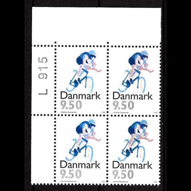 Danmark postfrisk marginalblok L915