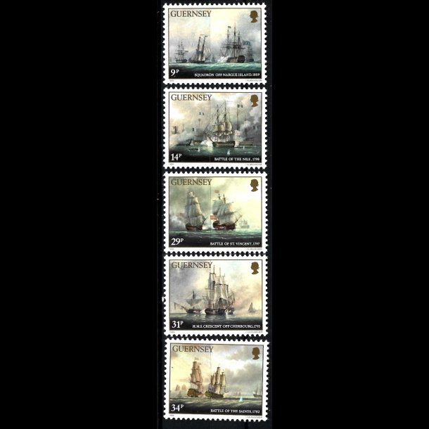 Guernsey postfrisk AFA 345-349