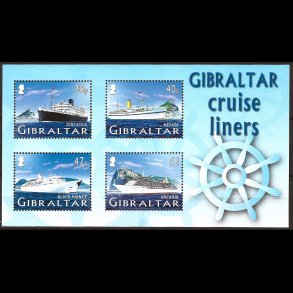 Gibraltar postfrisk AFA 1132-1135 miniark