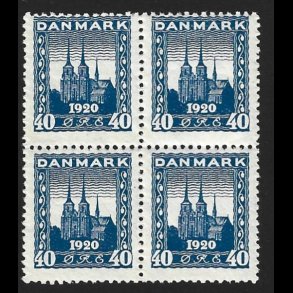 Danmark AFA 116 postfrisk 4-blok AFA kr. 4.500,00