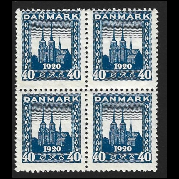 Danmark AFA 116 postfrisk 4-blok AFA kr. 4.500,00