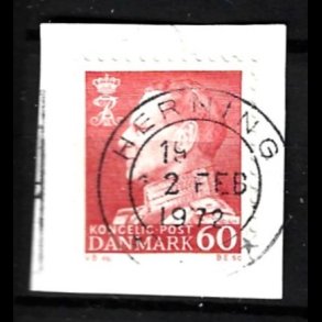 Brevklip m/bystempel Herning - 191