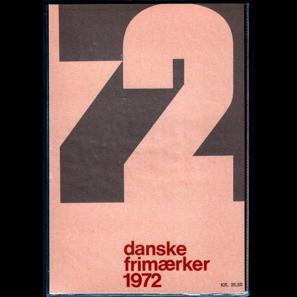 Danmark rsmappe postfrisk 1972