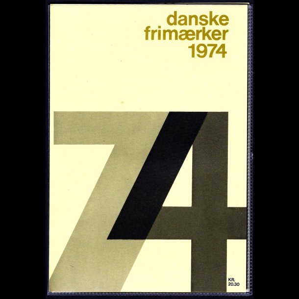 Danmark rsmappe postfrisk 1974