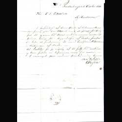 Danmark skillingsbrev AFA 13 med indhold se billeder, m�rke defekt