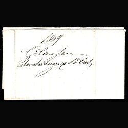 Danmark skillingsbrev AFA 13 med indhold se billeder, m�rke defekt