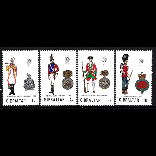 Gibraltar postfrisk AFA 300-303
