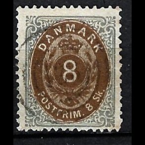 Danmark AFA 19 stemplet, AFA kr. 700,00