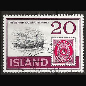 Island stemplet AFA 476