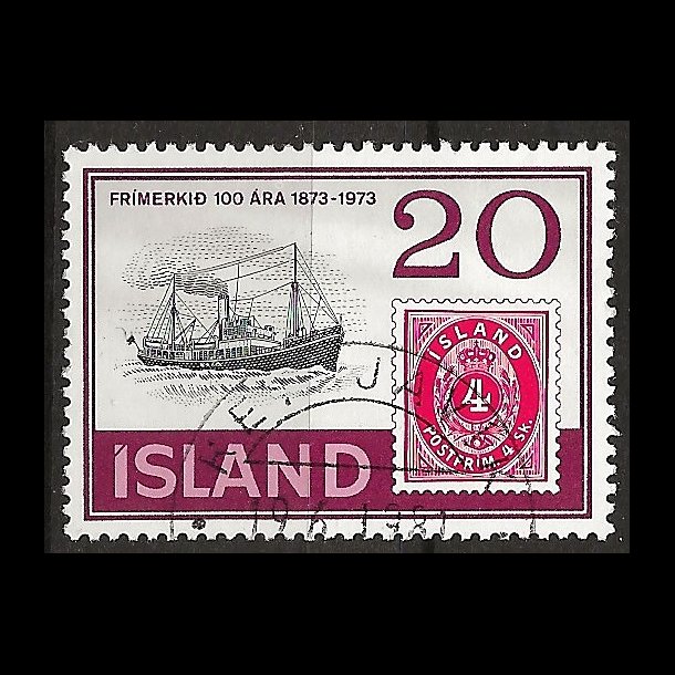 Island stemplet AFA 476