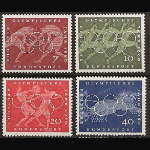 Vesttyskland Tyskland AFA nr. 1296-1299