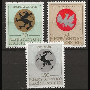 Liechtenstein postfrisk AFA nr. 514-516