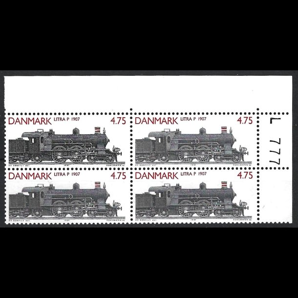 Danmark postfrisk marginalblok L777