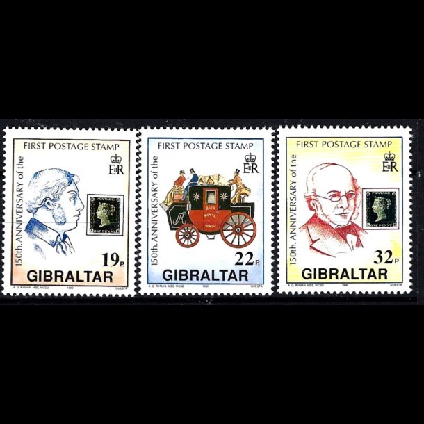 Gibraltar postfrisk AFA 597-599