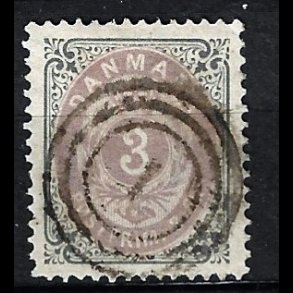 Danmark AFA 17 stemplet, AFA kr. 850,00
