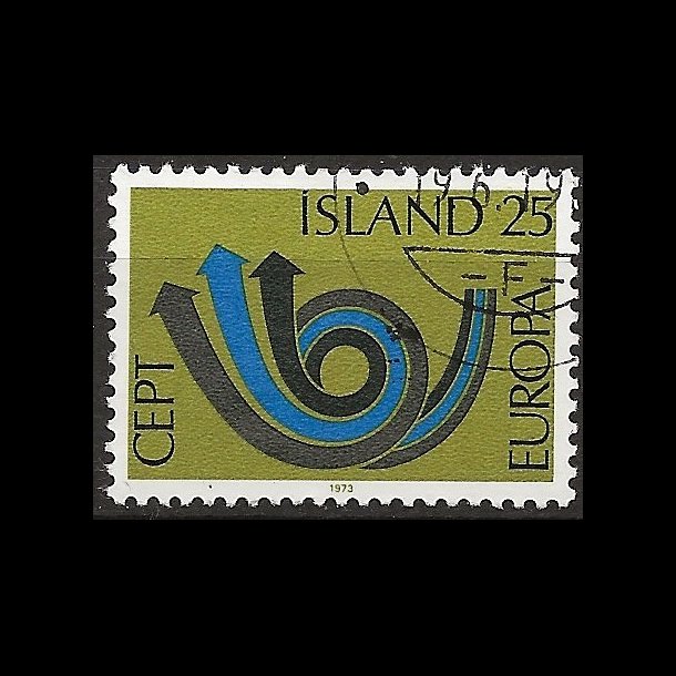 Island stemplet AFA 473