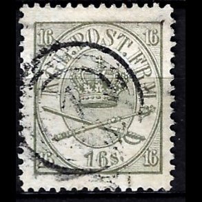 Danmark AFA 15 stemplet, AFA kr. 1.400,00