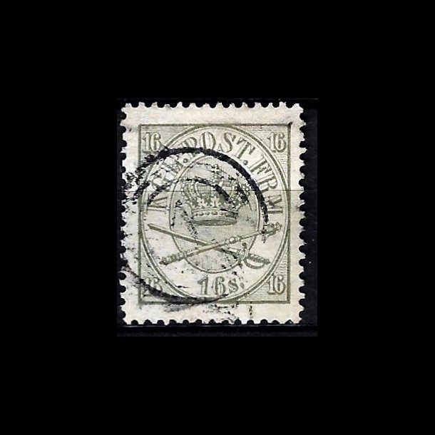 Danmark AFA 15 stemplet, AFA kr. 1.400,00