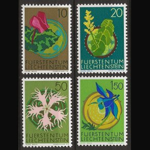Liechtenstein postfrisk AFA nr. 533-536