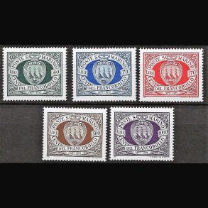 San Marino postfrisk AFA nr. 1114-1118
