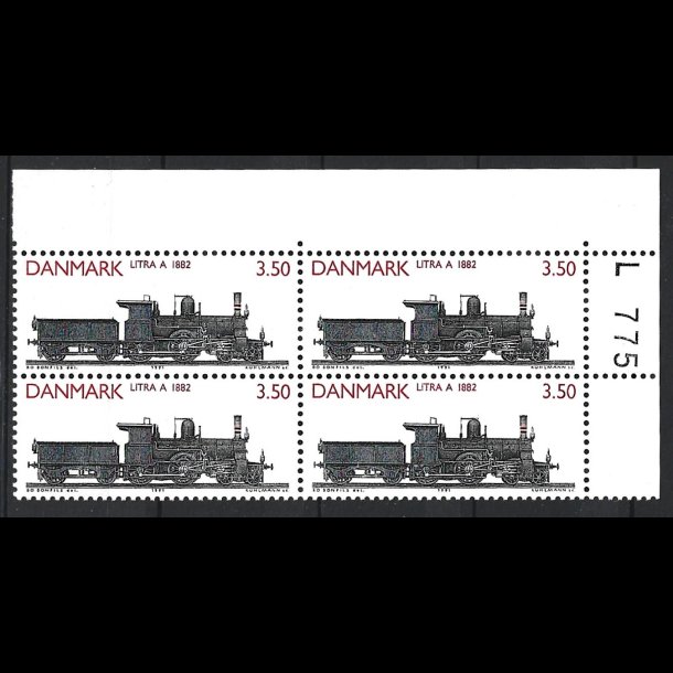 Danmark postfrisk marginalblok L775