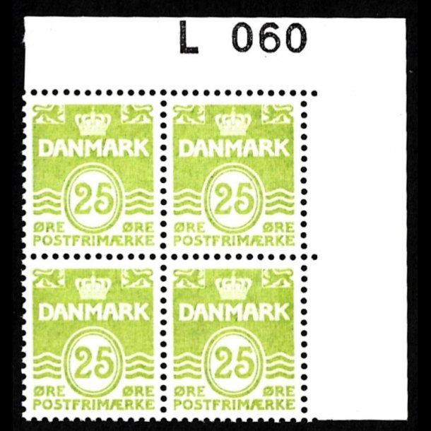 Danmark postfrisk marginalblok L060 