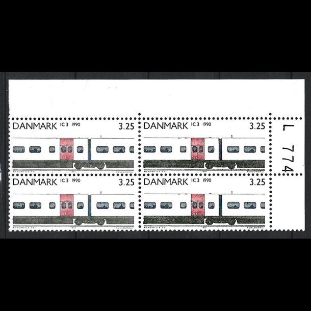 Danmark postfrisk marginalblok L774