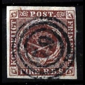 Danmark AFA 1 - 4 RBS Thiele IIb stemplet 