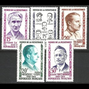 Frankrig postfrisk AFA 1254-1258