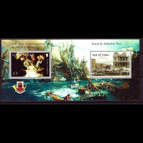 Gibraltar postfrisk AFA 1138 miniark