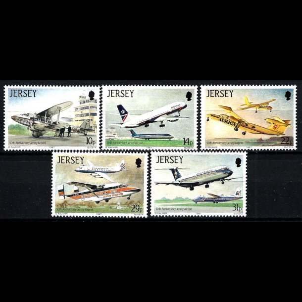 Jersey postfrisk AFA 390-394