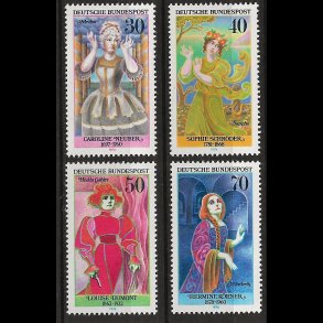 Vesttyskland Tyskland AFA nr. 1865-1868