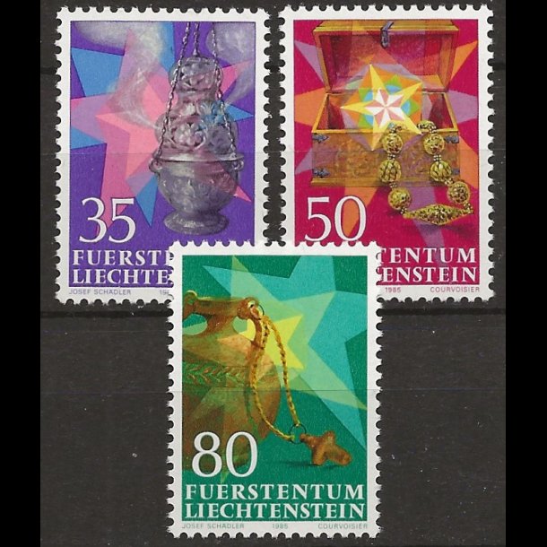 Liechtenstein postfrisk AFA nr. 879-881