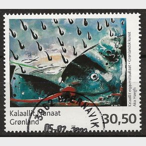 Gr�nland stemplet AFA 509