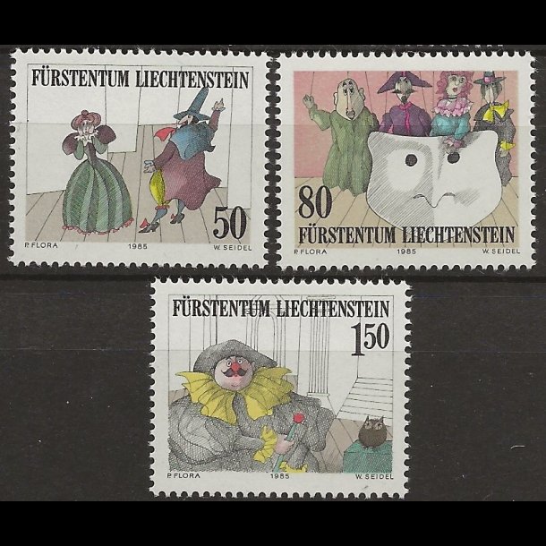 Liechtenstein postfrisk AFA nr. 882-884