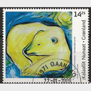 Gr�nland stemplet AFA 508