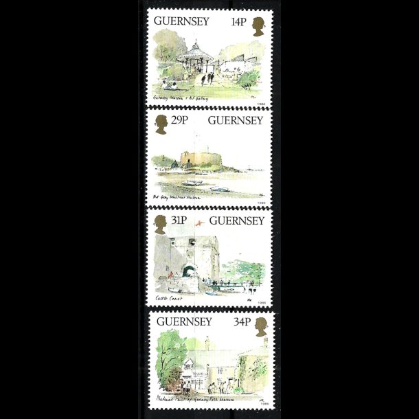 Guernsey postfrisk AFA 374-377