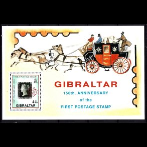Gibraltar postfrisk AFA 600 miniark