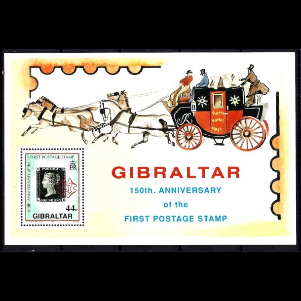 Gibraltar postfrisk AFA 600 miniark