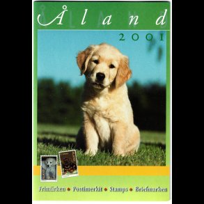 �land �rsmappe postfrisk 2001