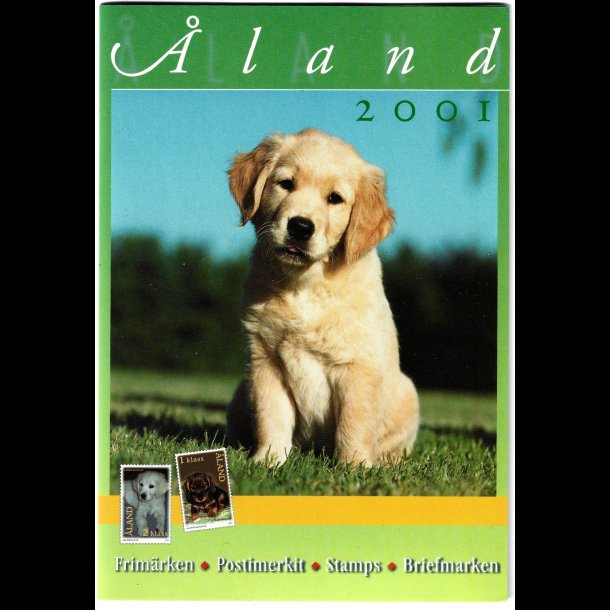 �land �rsmappe postfrisk 2001