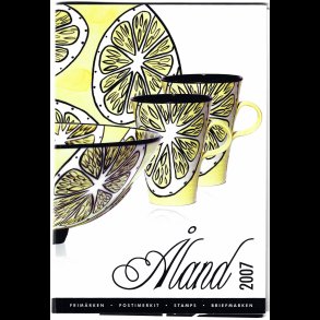 �land �rsmappe postfrisk 2007