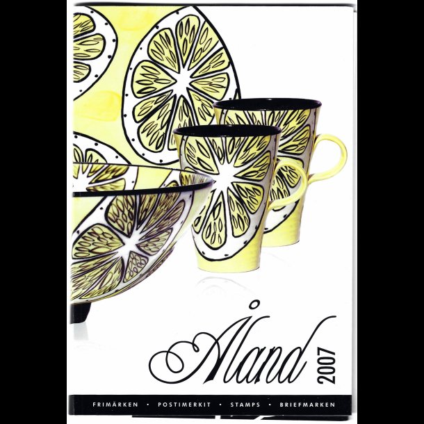 �land �rsmappe postfrisk 2007