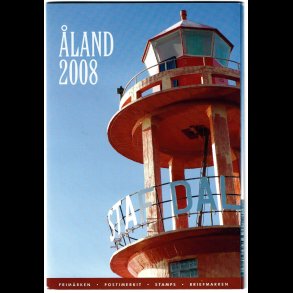 �land �rsmappe postfrisk 2008