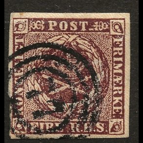 Danmark AFA 1 - 4 RBS Thiele IIa flot m�rke med nummerstempel 77 Viborg-2008