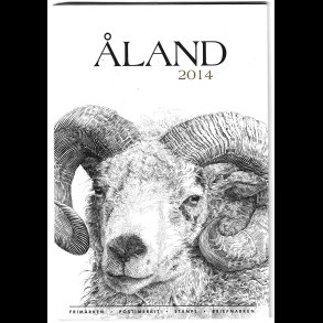 �land �rsmappe postfrisk 2014