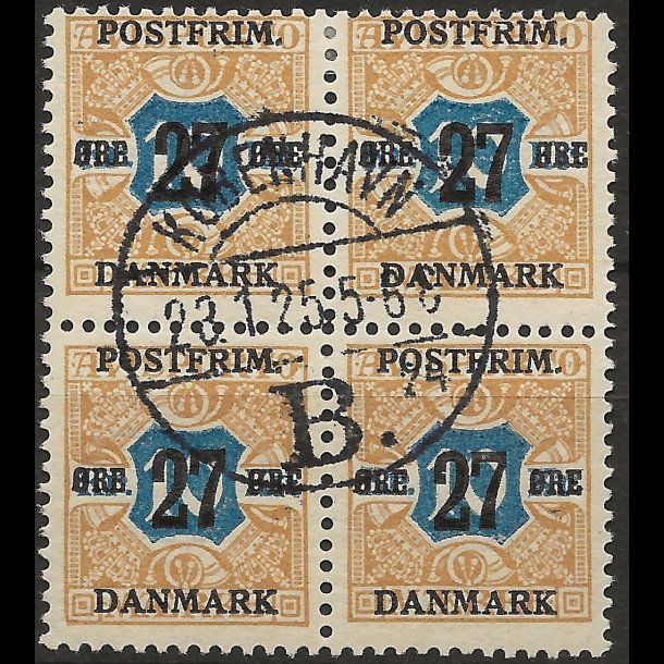 Danmark AFA nr. 97 4-blok stemplet